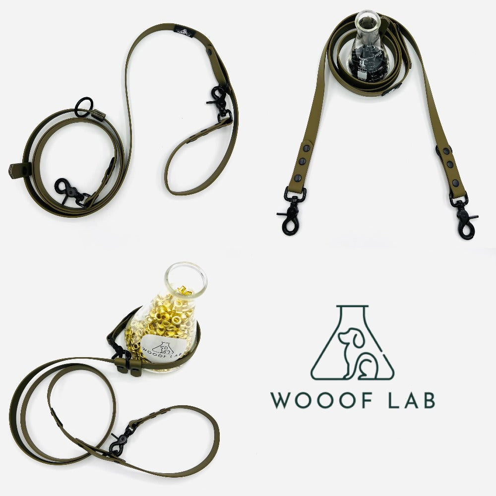 WooofLab Leashes Biothane Hands-Free Multi-Function 7-Way Leash Biothane Biothane leash